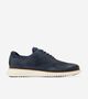 Men's 2.ZERØGRAND Laser Wingtip Oxfords Navy Blazer-Ivory